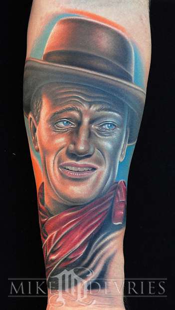 Mike DeVries - John Wayne Tattoo
